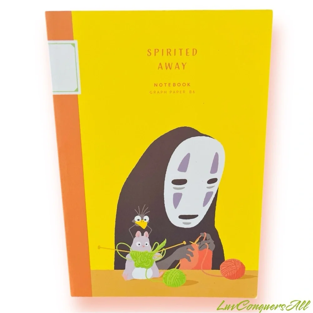 Studio Ghibli Spirited Away No-Face Graph Mini Thin Journal